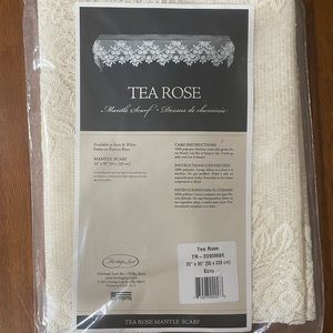 Lace Mantle Scarf 90” x 20” Ecru Lace Heritage Lace brand